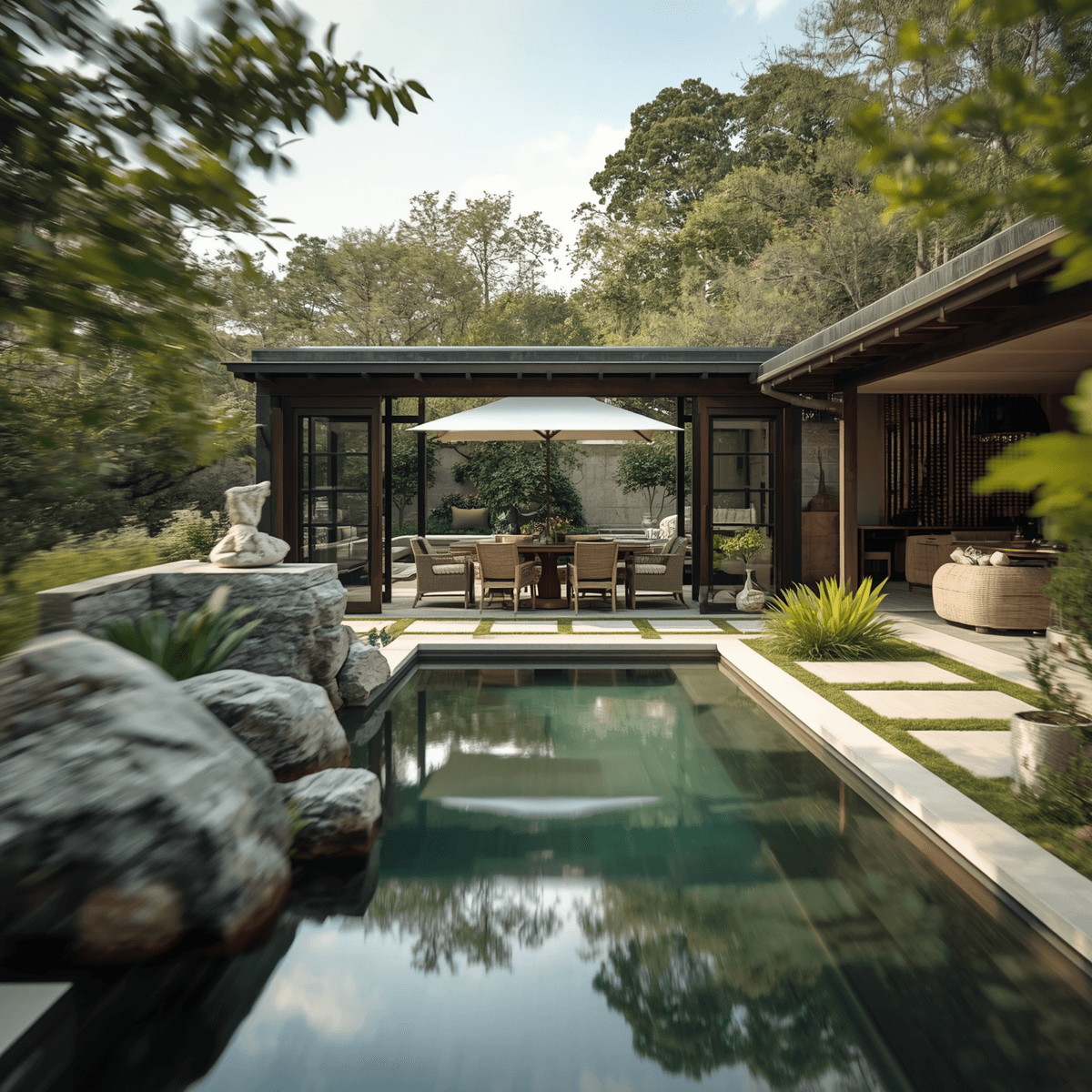 Luxury garden design Dubai